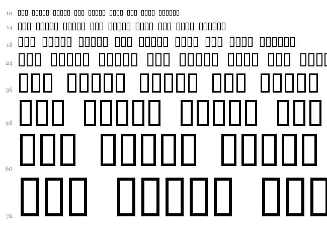 LCR Prestigious Teddies font waterfall